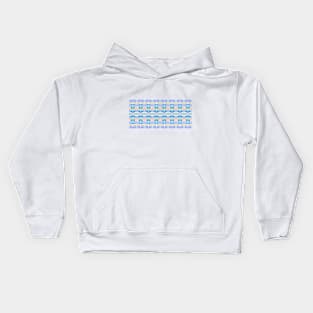 Watercolor border Kids Hoodie